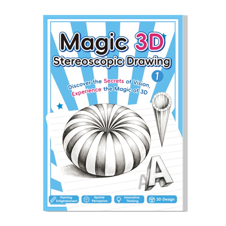 Engelsk udgave 3D stereoskopisk tegnebog