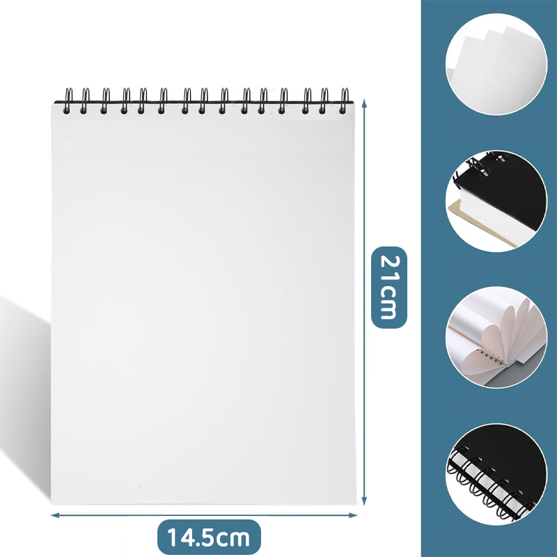 Pure Black Cover Sketchbook