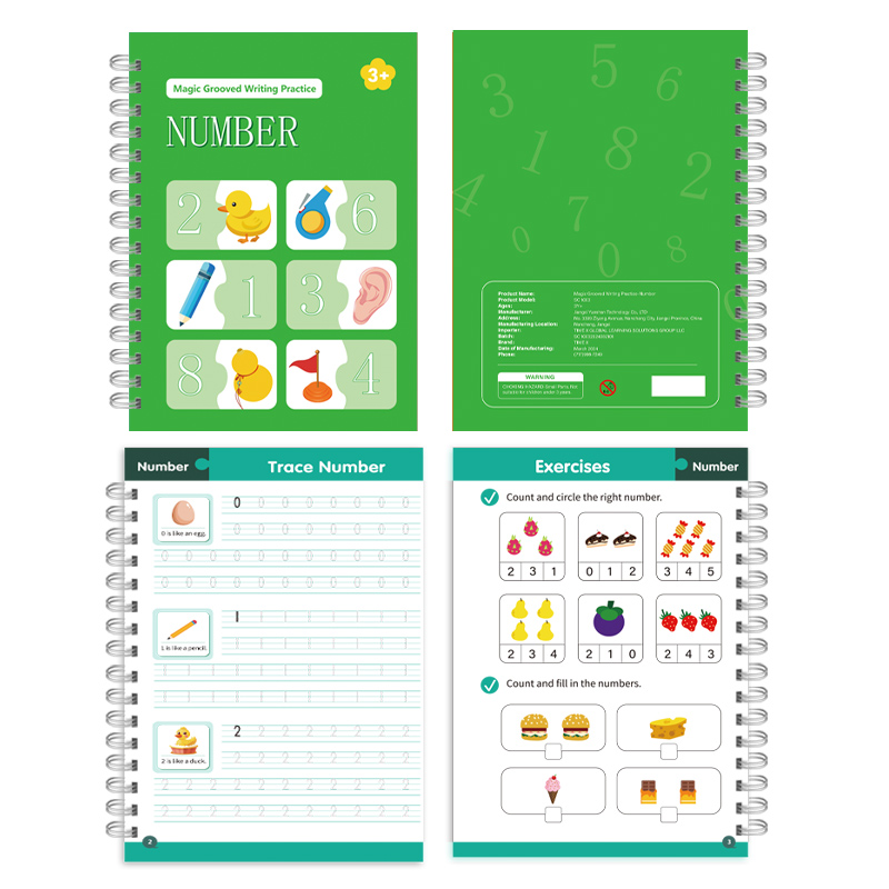 English Word Practice Copybook