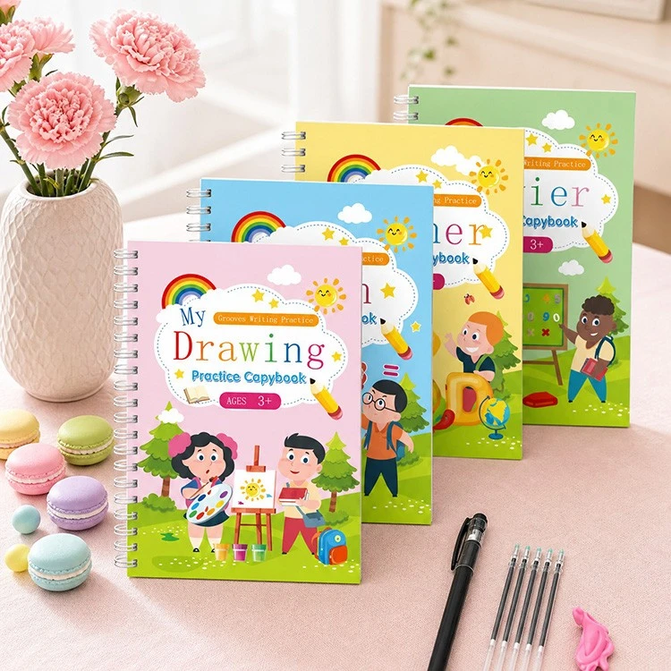 Magic Grooved Writing Practice Book 4-bogssæt